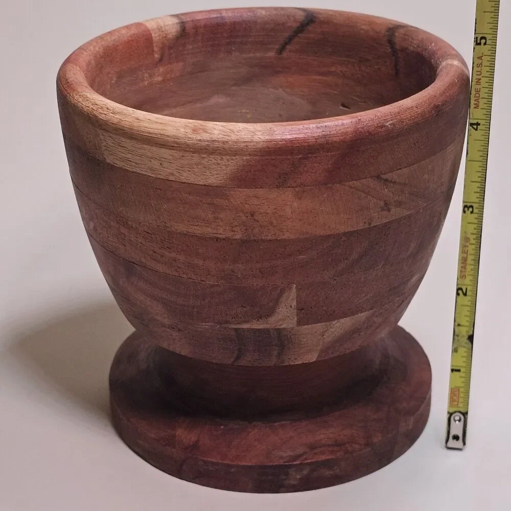 Wooden Cup/Mortar Made In India Gorgeous